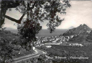 Capo d'Orlando - Vecchia foto della Statale 113 anno 1956